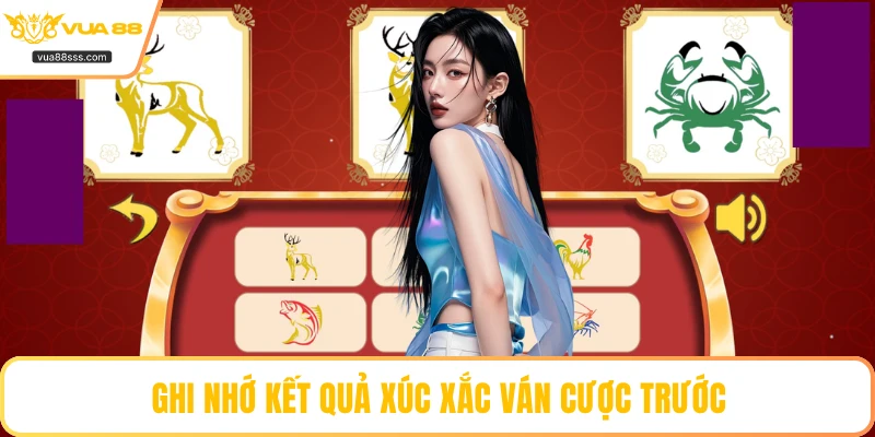 Ghi nhớ kết quả xúc xắc ván cược trước